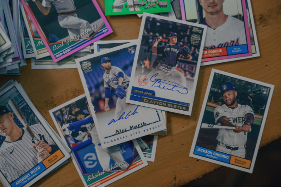 Photo of cards on table